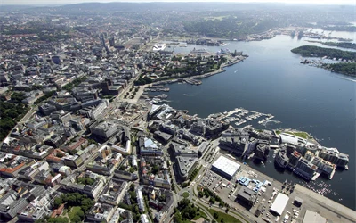 Oversiktsbilde Vika Atrium med Vika Atrium