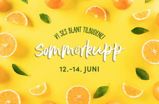 Aktivitetsbilde til Sommerkupp med teksten "Sommerkupp 12.-14. juni. Vi ses blant tilbudene!"