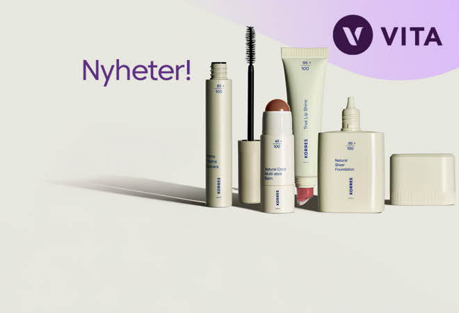 bilde av diverse produkter fra korres