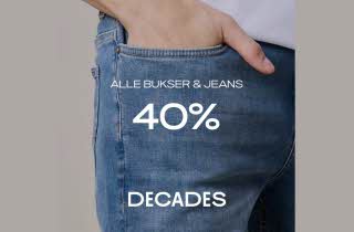 Decades -40% på bukser og jeans