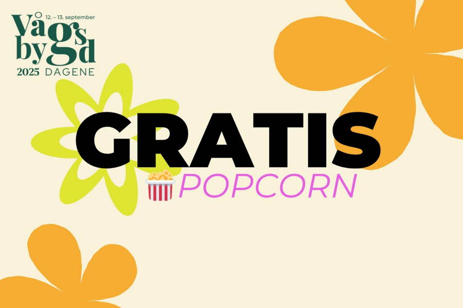 Gratis popcorn amfi vågsbygd september