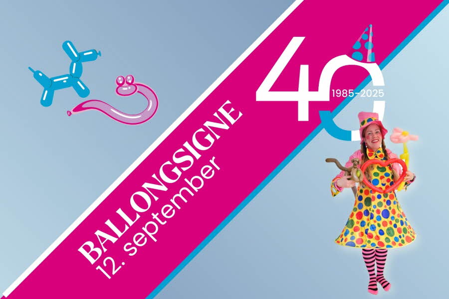 En klovn som lager ballongfigurer