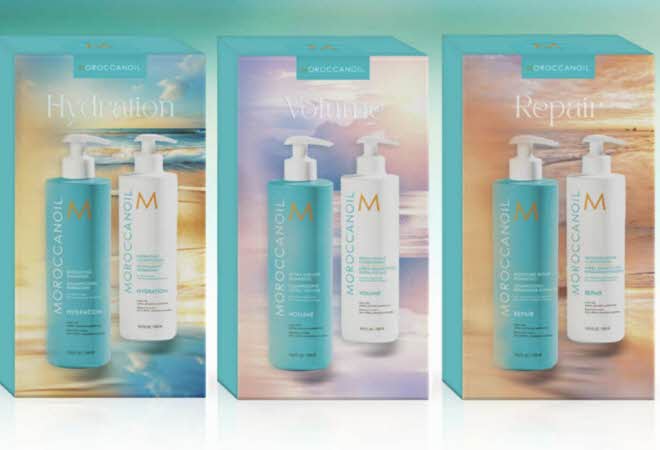 flasker med shampoo