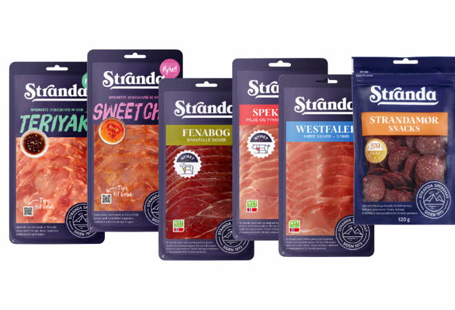 6 varianter av Stranda spekemat.