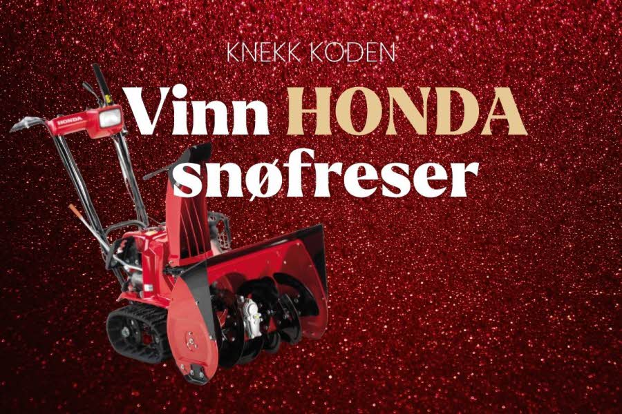 Vinn HONDA snøfreser