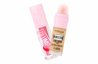 Lipgloss og concealer fra Maybelline