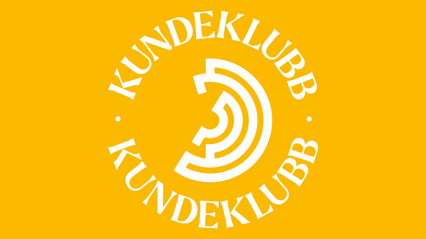 Grafisk bilde med kundeklubblogo