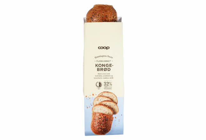 En pose med Coop kongebrød