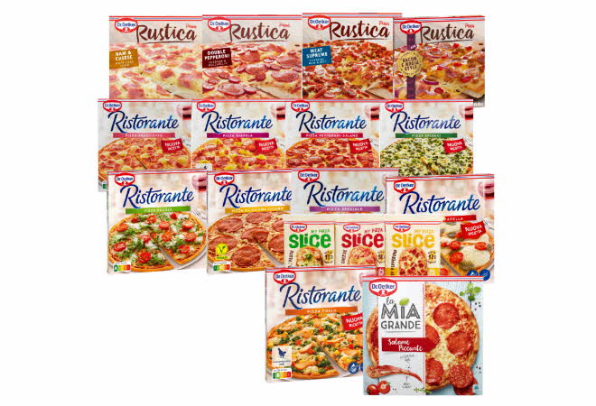 bilde av dr.oetker ristorante pizzer