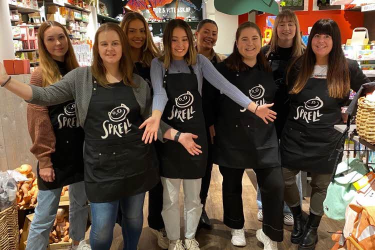Glade ansatte hos Sprell