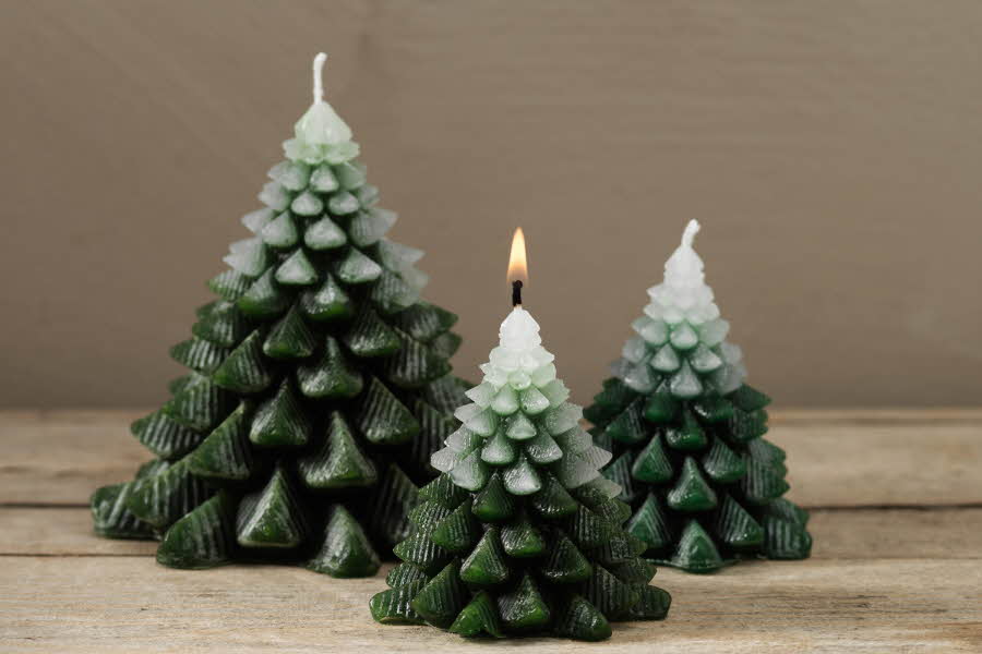 Juletre stearinlys