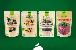 bilde av diverse rawpowder produkter