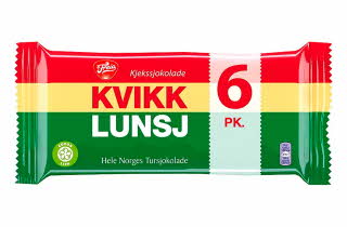 Produktbilde av Kvikk Lunsj 6-pakk.