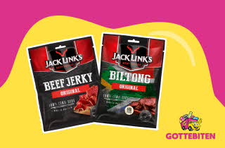 To poser med beef jerky