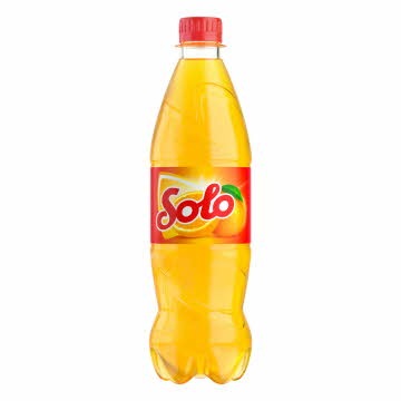 En stor solo brus flaske