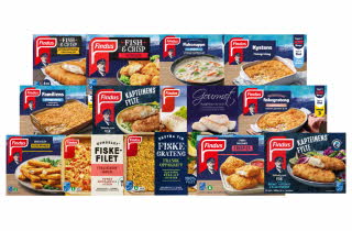 Stort utvalg av fiskeprodukter fra Findus