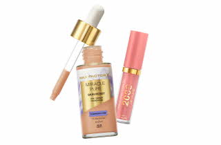 Foundation og lipgloss fra Max Factor