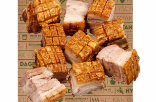 bilde av grillet ribbe