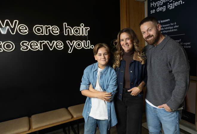 bilde av en familje på cutters