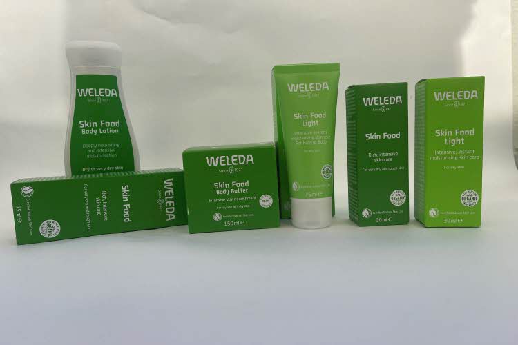 Bilde av utvalgte hudpleieprodukter fra Skin Food