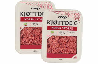 bilde av coop sin kjøttdeig