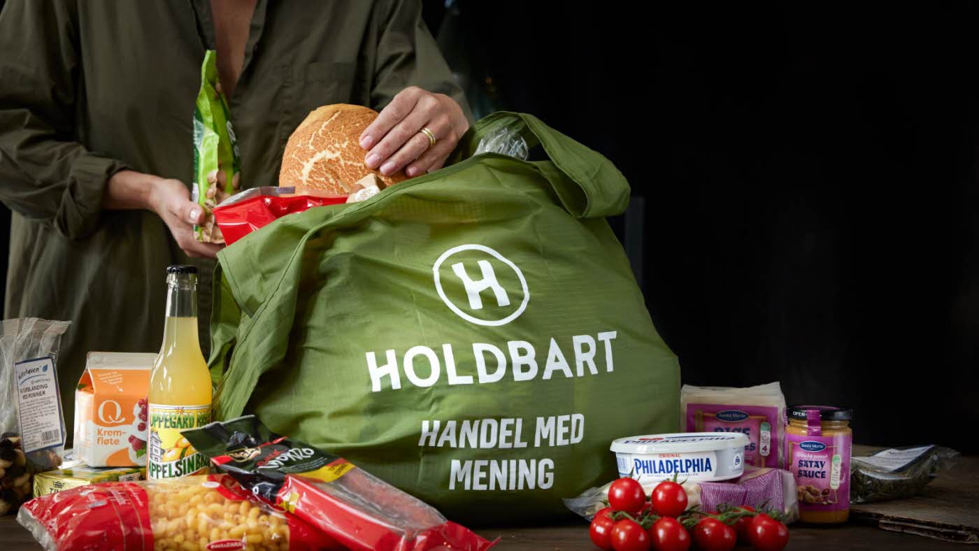 handlenett med varer fra holdbart