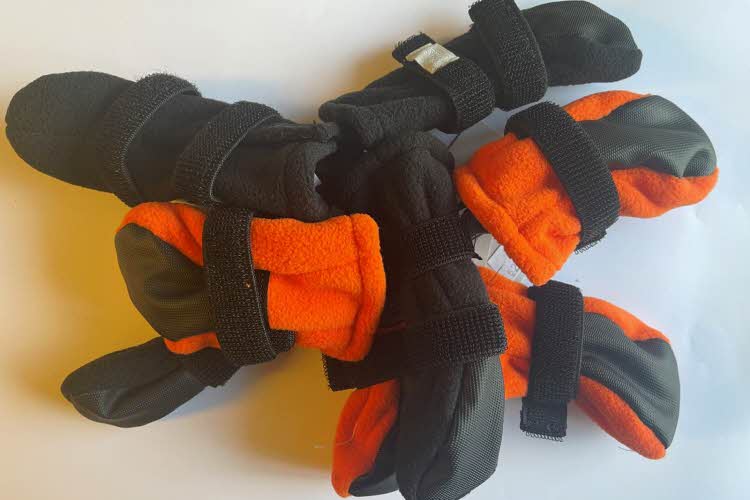 Fleece sokker til hund fra Musti