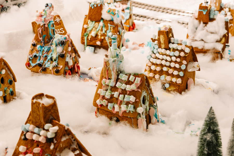 La oss bygge Ski sammen, pepperkake for pepperkake! Pepperkakenbyen kan du se på Stjernetorvet på Ski Storsenter fra 14. november.
