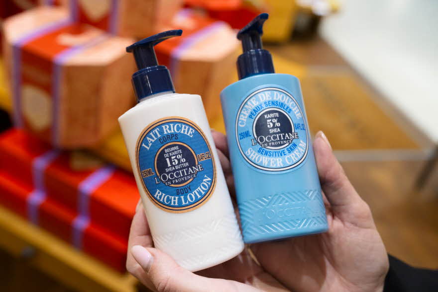 bodylotion og håndkrem fra Loccitane