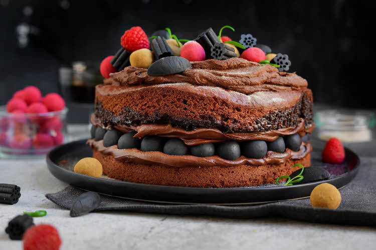 Sjokoladekake med lakris