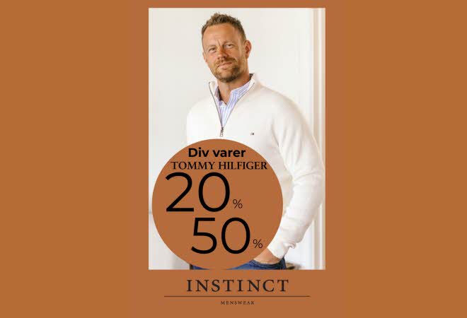 -2050% på div. varer fra Tommy Hilfiger