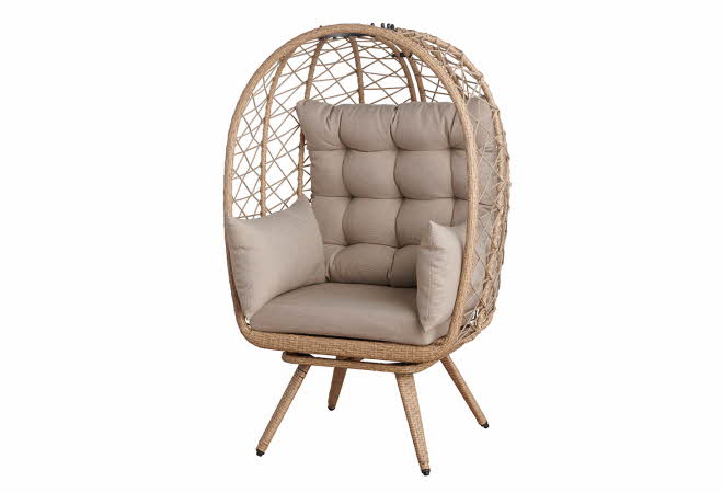 En Capri hvilestol med beige puter