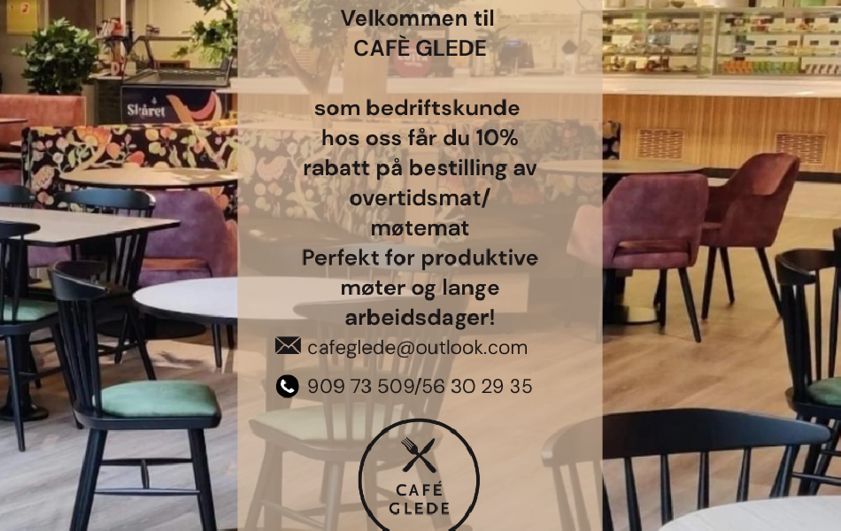 Cafe Glede bedriftsbrev