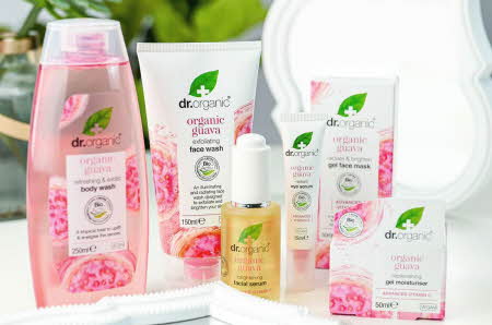 Et utvalg produkter fra Dr. Organic