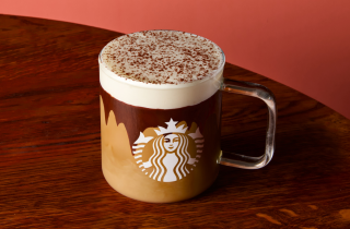 Tiramisu latte fra Starbucks
