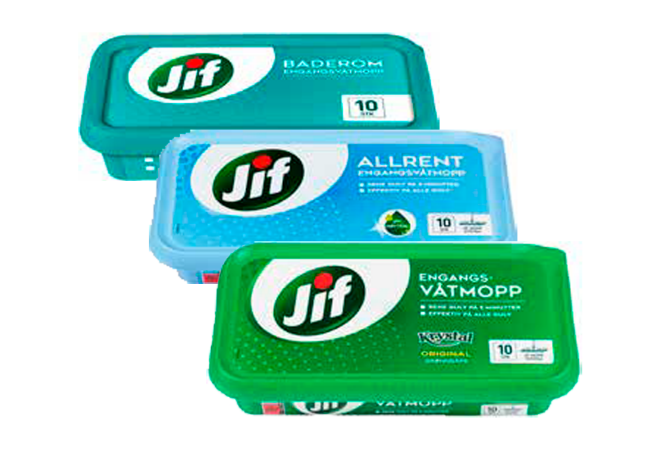 bilde av 3 jif engangs mopp