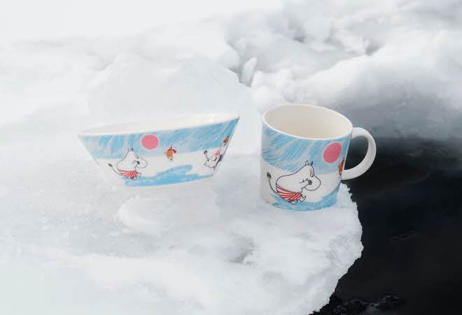 Moomin arabia kopp og skål