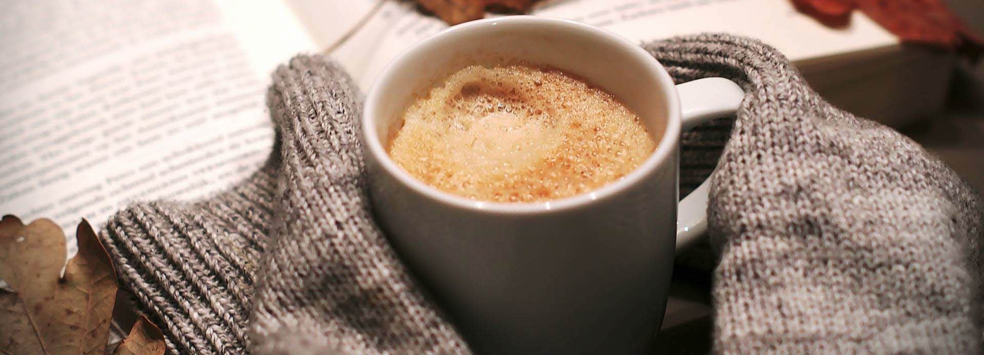 Skummende varm kaffe