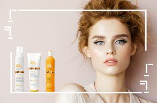 dame og 3 hårprodukter