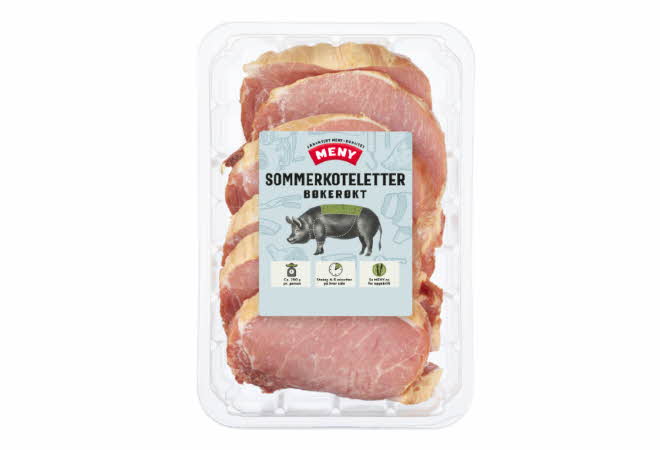 Bøkerøkte sommerkoteletter 6 pakk