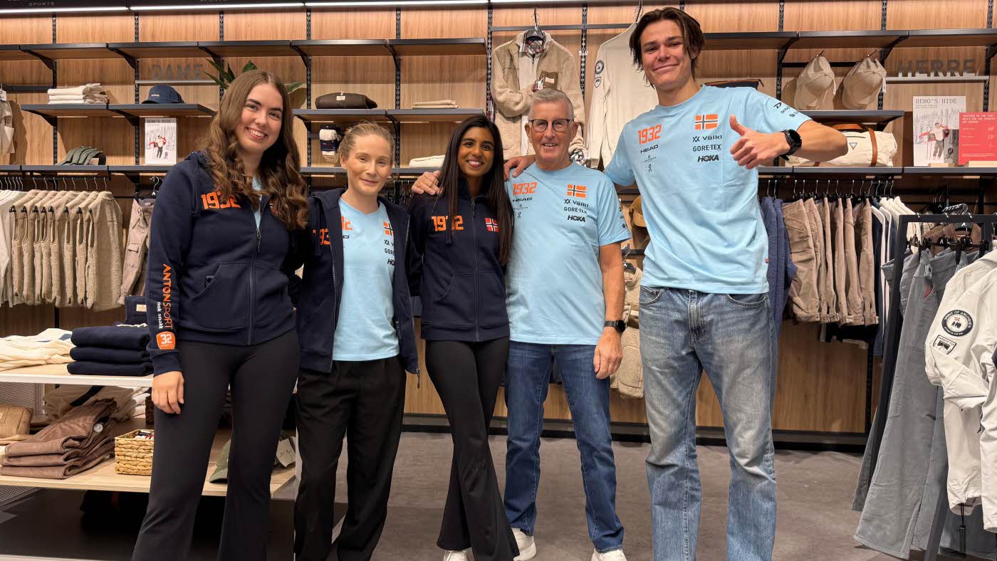 Blide ansatte hos Anton Sport