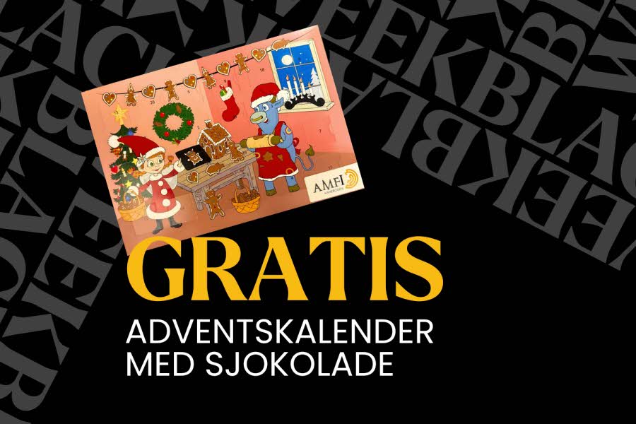 En adventskalender med sjokolade