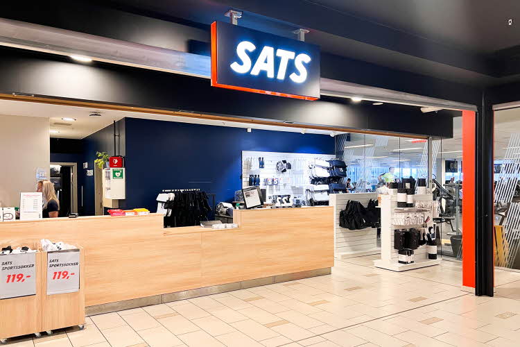 Fasaden til SATS