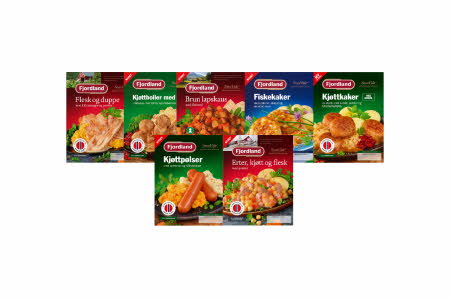 7 varianter av Fjordland Sous Vide ferdigretter