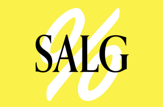 gul salgsplakat