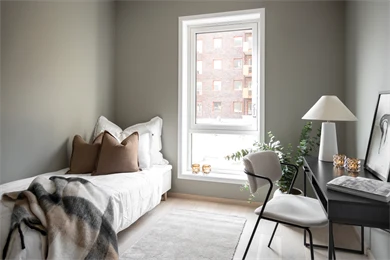 Soverom 2 i visningsleilighet på Skårerløkka PREMIUM