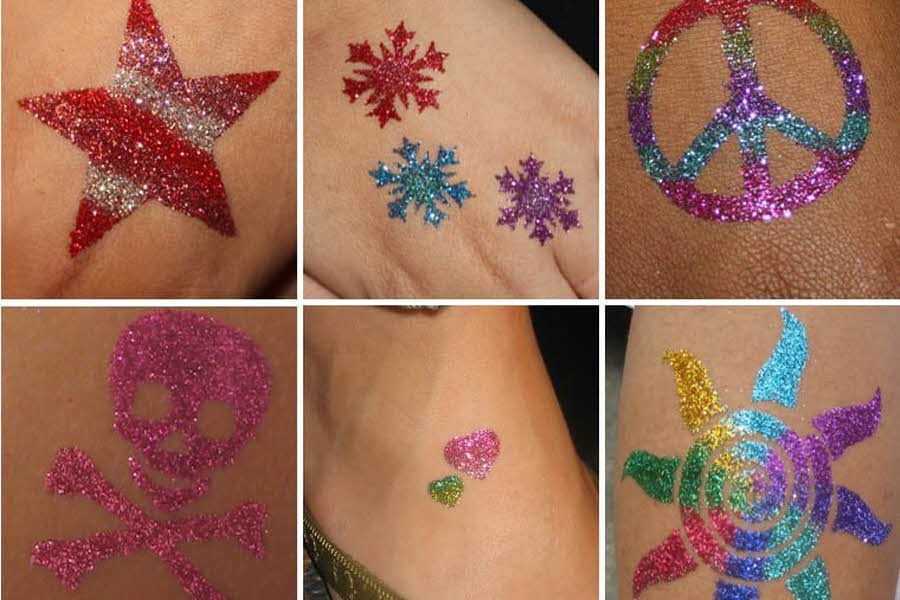 Glittertattoo