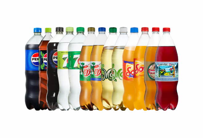 13 varianter av Ringnes brus 1,5 liter