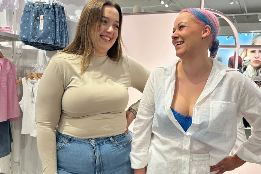 Camilla fra ONLY og Silje fra Change