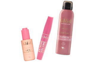 Tre Glöd-produkter.